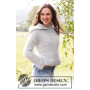Mist Cover by DROPS Design - Knitted Jumper Pattern Sizes S - XXXL