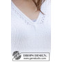 White Trail by DROPS Design - Knitted Jumper Pattern Sizes S - XXXL
