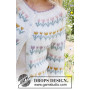 Spring Parade Cardigan by DROPS Design - Knitted Jacket Pattern Sizes S - XXXL