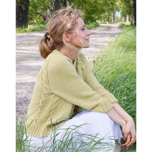 Nature Lyrics Cardigan by DROPS Design - Knitted Jacket Pattern Sizes S - XXXL
