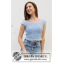 Billy Jean by DROPS Design - Knitted Top Pattern Sizes S - XXXL