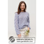 Lila Mist by DROPS Design - Knitted Jumper Pattern Sizes S - XXXL