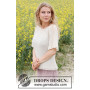 Pearlescent Top by DROPS Design - Knitted Jumper Pattern Sizes S - XXXL