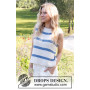 Sea Bird Top by DROPS Design - Knitted Top Pattern Sizes S - XXXL
