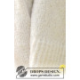 White Dandelion by DROPS Design - Knitted Jumper Pattern Sizes S - XXXL