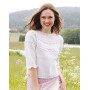 Mountain Frill by DROPS Design - Knitted Jumper Pattern Sizes S - XXXL