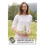 Mountain Frill Cardigan by DROPS Design - Knitted Jacket Pattern Sizes S - XXXL