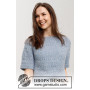Spring Renaissance Top by DROPS Design - Crochet Jumper Pattern Size S - XXXL