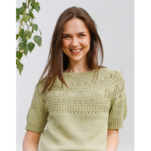 Treasure Hunt Top by DROPS Design - Knitted Top Pattern Sizes S - XXXL