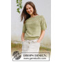 Treasure Hunt Top by DROPS Design - Knitted Top Pattern Sizes S - XXXL