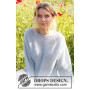 Piece of Sky by DROPS Design - Knitted Jumper Pattern Sizes S - XXXL