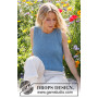 Bayou Belle by DROPS Design - Knitted Top Pattern Sizes XS - XXL