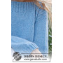 Blue Shore by DROPS Design - Knitted Jumper Pattern Sizes S - XXXL