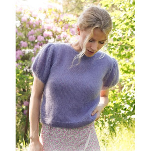 Violet Meadow by DROPS Design - Knitted Jumper Pattern Sizes S - XXXL