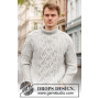 Stone Cables by DROPS Design - Knitted Jumper Pattern Sizes S-XXXL