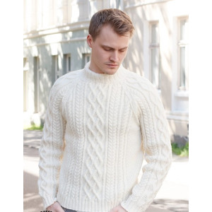 Ice Island by DROPS Design - Knitted Jumper Pattern Sizes S-XXXL