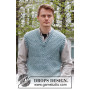 Blue River Slipover by DROPS Design - Knitted Vest Pattern Sizes S-XXXL