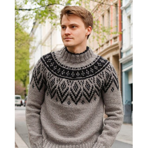 Nordic Nights by DROPS Design - Knitted Jumper Pattern Sizes S-XXXL