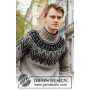 Nordic Nights by DROPS Design - Knitted Jumper Pattern Sizes S-XXXL