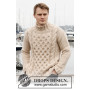 Winter Hive by DROPS Design - Knitted Jumper Pattern Sizes S-XXXL
