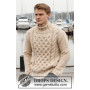 Winter Hive by DROPS Design - Knitted Jumper Pattern Sizes S-XXXL