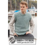 Winter Rapids Slipover by DROPS Design - Knitted Vest Pattern Sizes S-XXXL