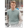 Winter Rapids Slipover by DROPS Design - Knitted Vest Pattern Sizes S-XXXL