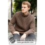 Rocky Ridges by DROPS Design - Knitted Jumper Pattern Sizes S-XXXL