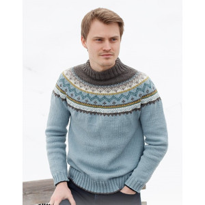 Edge of the Woods by DROPS Design - Knitted Jumper Pattern Sizes S-XXXL
