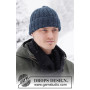 Icebound Hat by DROPS Design - Knitted Hat Pattern Sizes S-XL