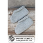 Snow Sledders by DROPS Design - Felted Slippers Pattern Sizes 41-46