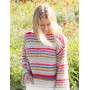 Candy Stripes by DROPS Design - Knitted Jumper Pattern Sizes XS - XXL