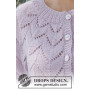 Wishing Well Cardigan by DROPS Design - Knitted Jacket Pattern Sizes S - XXXL