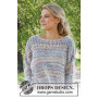 Colorful Walk by DROPS Design - Knitted Jumper Pattern Sizes XS - XXL
