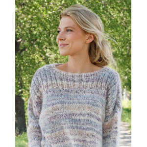 Colorful Walk by DROPS Design - Knitted Jumper Pattern Sizes XS - XXL