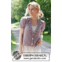 Fairy Woods Cardigan by DROPS Design - Knitted Jacket Pattern Sizes S - XXXL