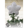 Top That! by DROPS Design - Crochet Christmas Star Pattern 20x20 cm