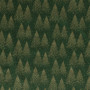 Poplin w/christmas trees foil print gold 145 025 Green - 50cm
