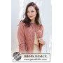 Crystal Lattice by DROPS Design - Knitted Jacket Pattern Sizes S - XXXL