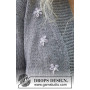 Shy Daisy Cardigan by DROPS Design - Knitted Jacket Pattern Sizes S - XXXL