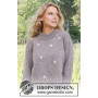 Shy Daisy by DROPS Design - Knitted Jumper Pattern Sizes S - XXXL