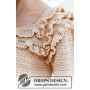 Caramel Drizzle by DROPS Design - Crochet Jacket Pattern Sizes S - XXXL