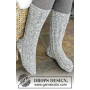 Waiting for Santa by DROPS Design - Knitted Christmas Socks with Rib Pattern size 29 - 46