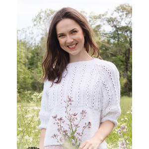Lost in Summer Sweater by DROPS Design - Knitted Jumper Pattern Sizes S - XXXL