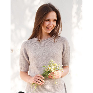 Daisy Lane by DROPS Design - Knitted Jumper Pattern Sizes XS - XXL
