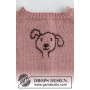Woof Woof Sweater by DROPS Design - Knitted Jumper Pattern Size 0 months - 4 years