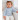 Dream in Blue by DROPS Design - Knitted Jumper Pattern Size 0 months - 4 years