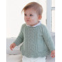 Sweet Ivy by DROPS Design - Knitted Jumper Pattern Size 0 months - 6 years