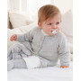 Little Pearl Cardigan by DROPS Design - Knitted Baby Jacket Pattern Size 0 months - 4 years