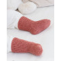 Rosy Cheeks Socks by DROPS Design - Baby Socks Knitting Pattern Size 0 months - 4 years